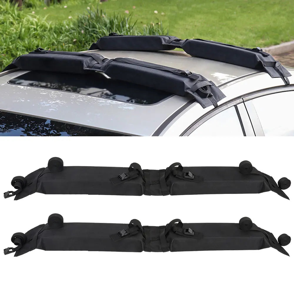 Soft Roof Rack Pads — Kayak & Surfboard Carrier