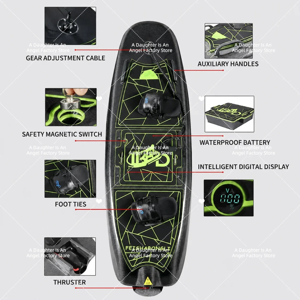 Electric Jet Board — 50km/h Top Speed