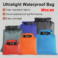 Waterproof Dry Bag Set — 6-Piece Nesting Sacks
