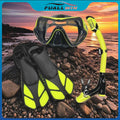 3-in-1 Snorkel Gear Set — Mask, Fins & Dry Snorkel