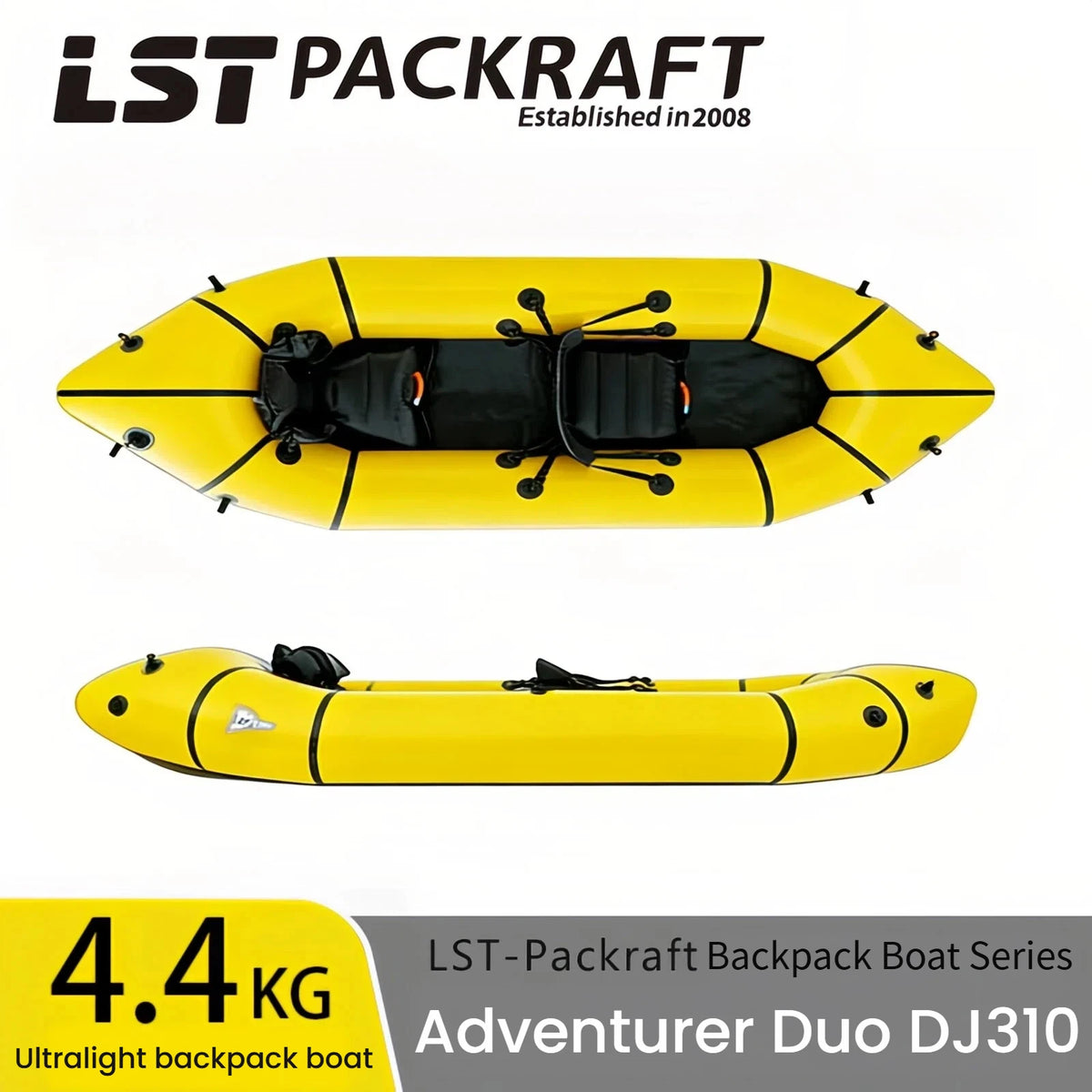 LST Adventurer 2-Person Inflatable Packraft