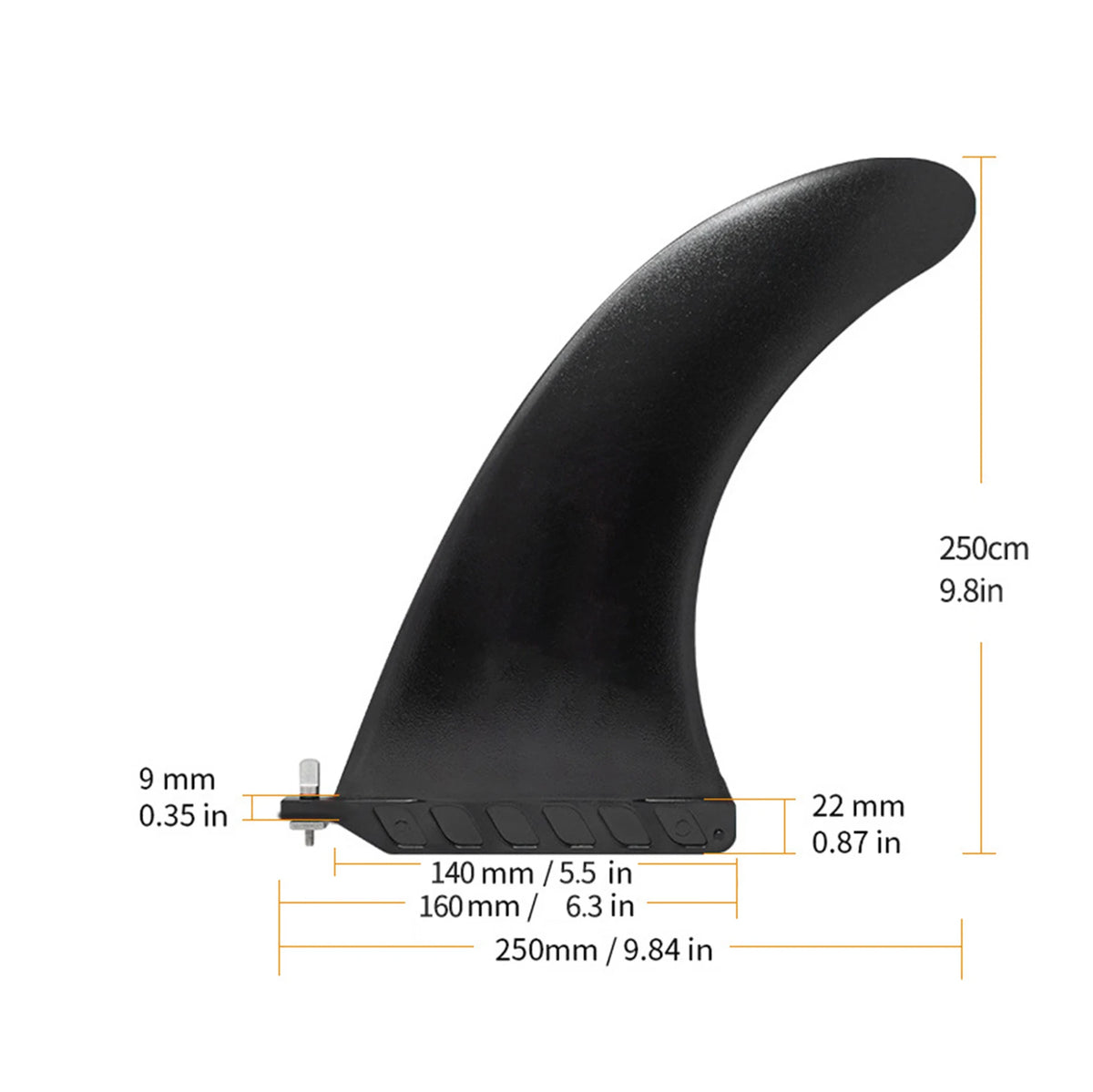 SUP Center Fin — 10 inch