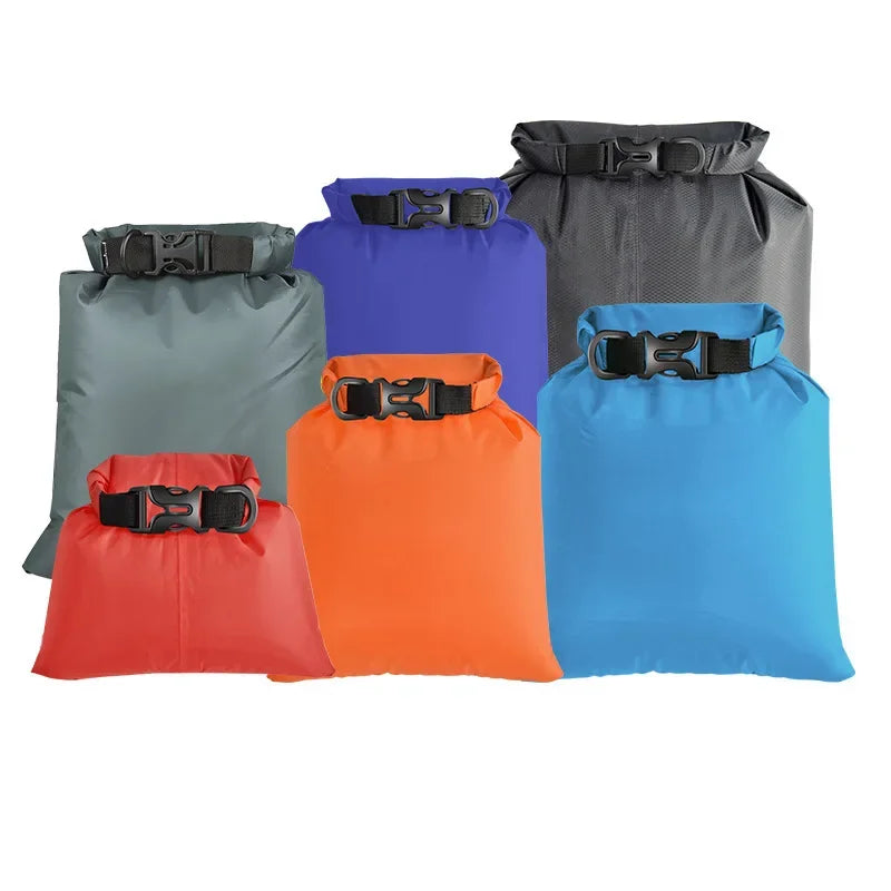 Waterproof Dry Bag Set — 6-Piece Nesting Sacks