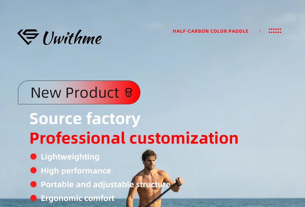 Adjustable Carbon SUP Paddle