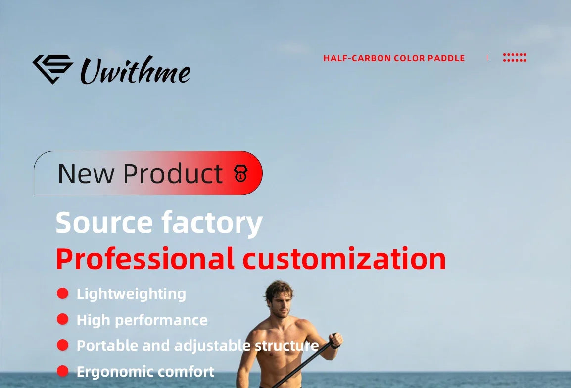 Adjustable Carbon SUP Paddle