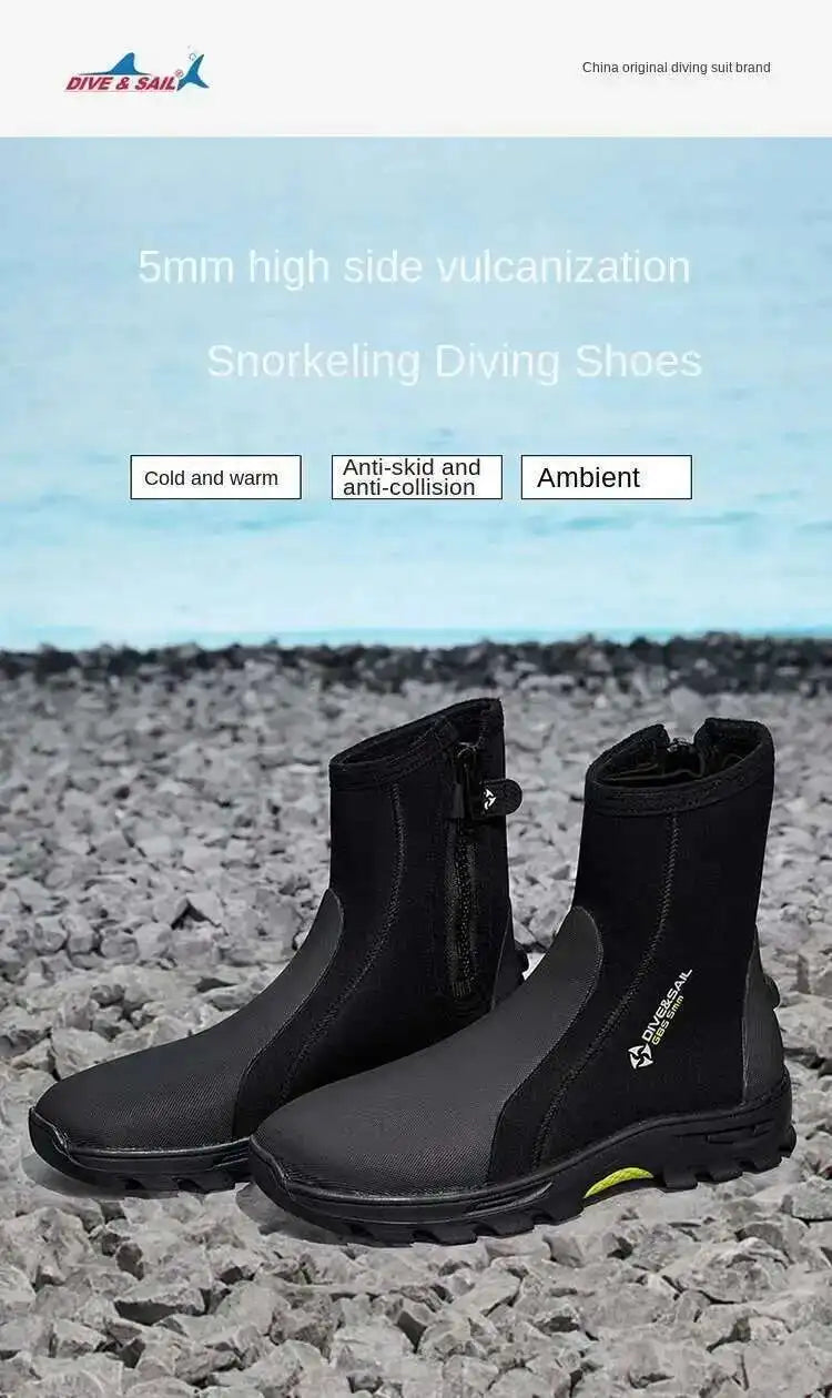 Neoprene Dive Boots — 5mm
