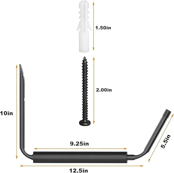 Wall Mount Kayak & Board Storage Rack