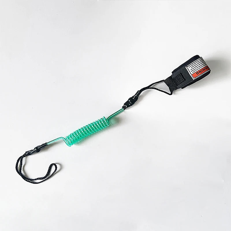 Coiled Surfboard Leash — SUP & Surf Ankle Strap