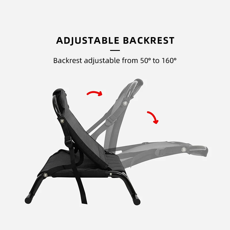Adjustable Kayak Seat — Padded Backrest