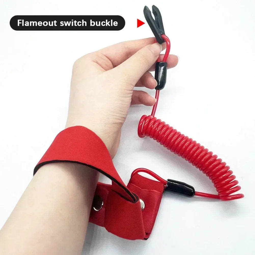 Jet Ski Safety Stop-Switch Lanyard